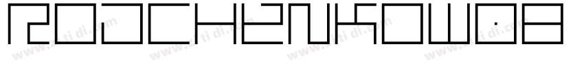 RodchenkoW08 Regular字体转换 RodchenkoW08 Regular字体转换